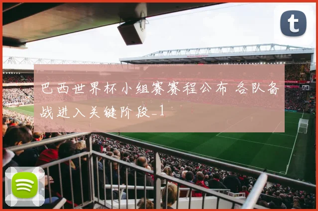 巴西世界杯小组赛赛程公布 各队备战进入关键阶段_1